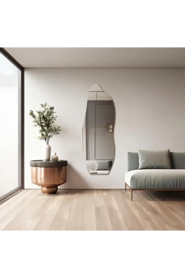 Asimetrik Boy Aynası Nova - 4mm Şişecam Gerçek Ayna 50x157 cm